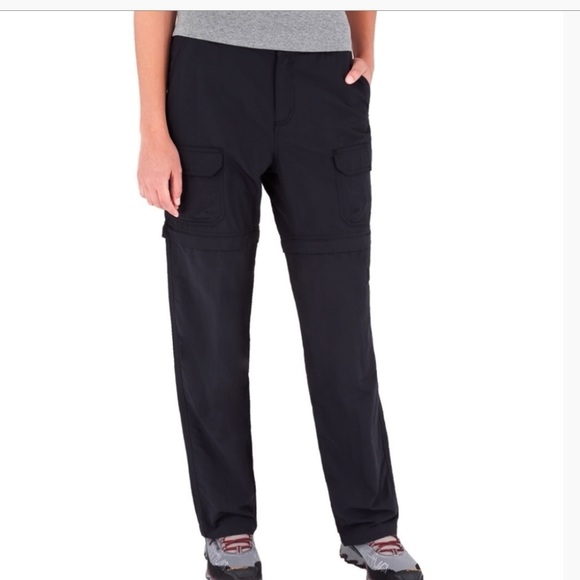 Royal Robbin’s Zip and Go Convertible Cargo Pants in Black Size 8 Short Inseam - Picture 1 of 13